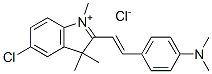 CAS 登录号：84787-97-3， 5-氯-2-[2-[4-(二甲基氨基)苯基]乙烯基]-1,3,3-三甲基-3H-吲哚鎓氯化物