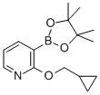 structure of CAS# 848243-26-5, 2-(Cyclopropylmethoxy)pyridin-3-boronic acid pinacol ester;2-CYCLOPROPYLMETHOXY-3-(4,4,5,5-TETRAMETHYL-[1,3,2]DIOXABOROLAN-2-YL)-PYRIDINE;2-(Cyclopropylmethoxy)Pyridine-3-Boronic Acid Pinacol Ester