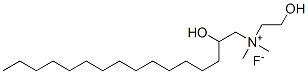 CAS#: 84864-65-3， (2-Hydroxyethyl)(2-Hydroxyhexadecyl)Dimethylammonium Fluoride