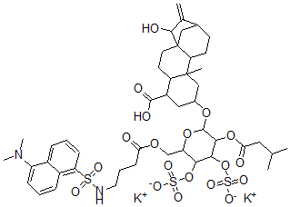 CAS#: 84872-88-8， 6'-O-Dansyl-gamma-Aminobutyryl Atractyloside