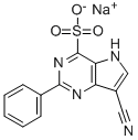 CAS#: 84905-76-0， 7-Cyano-2-Phenyl-5H-Pyrrolo(3,2-d)Pyrimidine-4-Sulfonic Acid Sodium Salt