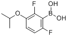 结构式 CAS# 849062-04-0, B-[2,6-二氟-3-(1-甲基乙氧基)苯基]-硼酸