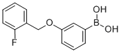 structure of CAS# 849062-13-1, 3-(2-Fluorobenzyloxy)Phenylboronic Acid