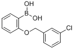 结构式 CAS# 849062-32-4, 2-(3'-氯苄基氧基)苯硼酸