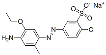 CAS#: 84912-15-2， 5-[2-(4-Amino-5-Ethoxy-2-Methylphenyl)Diazenyl]-2-Chloro-Benzenesulfonic Acid Sodium Salt (1:1)