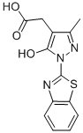 CAS#: 84968-78-5， 1-(2-Benzothiazolyl)-5-Hydroxy-3-Methyl-1H-Pyrazole-4-Acetic Acid
