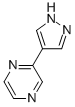 结构式 CAS# 849924-97-6, 2-(1H-吡唑-4-基)吡嗪