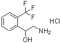 structure of CAS# 849928-42-3, 2-Amino-1-(2-Trifluoromethyl-Phenyl)-Ethanol Hydrochloride;2-AMINO-1-(2-TRIFLUOROMETHYL-PHENYL)-ETHANOL HYDROCHLORIDE;2-AMINO-1-(2-TRIFLUOROMETHYL-PHENYL)-ETHANOL HCL