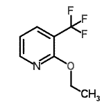 结构式 CAS# 849934-82-3, 2-乙氧基-3-(三氟甲基)吡啶