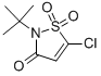 structure of CAS# 850314-47-5, 2-Tert-Butyl-5-Chloro-Isothiazol-3-One;2-Tert-Butyl-5-Chloro-1,1-Dioxoisothiazol-3(2H)-One;2-TERT-BUTYL-5-CHLORO-ISOTHIAZOL-3-ONE