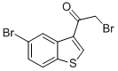 structure of CAS# 850375-12-1, 2-Bromo-1-(5-Bromo-3-Benzo[b]Thienyl)Ethanone