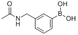 结构式 CAS# 850568-42-2, (3-乙酰氨基甲基)苯硼酸