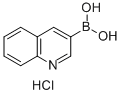 结构式 CAS# 850568-71-7, 3-喹啉硼酸盐酸盐