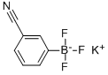 结构式 CAS# 850623-46-0, (3-氰基苯基)三氟硼酸钾