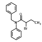 结构式 CAS# 851073-30-8, N-苄基-2-溴-N-苯基丁酰胺