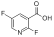 structure of CAS# 851386-43-1, 2,5-Difluoro-3-Pyridinecarboxylic Acid