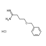 CAS 登录号：85173-92-8， 4-(苄氧基)丁脒盐酸盐(1:1)
