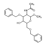 CAS 登录号：85193-92-6， 甲基2-乙酰氨基-3,6-二-O-苄基-2-脱氧吡喃己糖苷