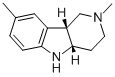 CAS#: 85202-17-1， 1,2,3,4,4A,9alpha-Hexahydro-3,6-Dimethyl-9H-Pyrido[4,3-b]Indole, Dihydrochloride