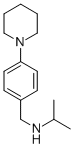 structure of CAS# 852180-57-5, N-(4-Piperidin-1-Ylbenzyl)Propan-2-Amine;N-ISOPROPYL-N-4-(PIPERIDIN-1-YL)BENZYLAMINE;N-Isopropyl-4-Piperidin-1-Ylbenzylamine 97%;N-(4-Piperidin-1-Ylbenzyl)Propane-2-Amine