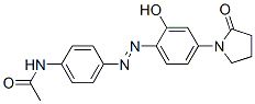 CAS 登录号：85223-04-7， N-[4-[[2-羟基-4-(2-氧代-1-吡咯烷基)苯基]偶氮]苯基]乙酰胺