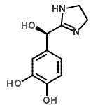 CAS 登录号：85232-94-6， 4-[(R)-4,5-二氢-1H-咪唑-2-基(羟基)甲基]-1,2-苯二酚