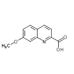 CAS#: 852402-71-2， 7-Methoxy-2-quinolinecarboxylic acid