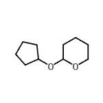 CAS 登录号：85382-33-8， 2-(环戊基氧基)四氢-2H-吡喃