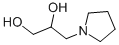 structure of CAS# 85391-19-1, 3-Pyrrolidino-1,2-Propanediol