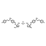 CAS#: 85392-73-0， Bis{5-[(4-{[2-(4-chlorophenyl)ethyl](methyl)amino}phenyl)diazenyl]-1,4-dimethyl-4,5-dihydro-1H-1,2,4-triazol-1-ium} tetrachlorozincate(2-)
