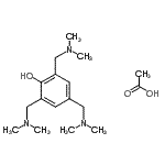 CAS#: 85409-80-9， 2,4,6-Tris[(dimethylamino)methyl]phenol acetate (1:1)