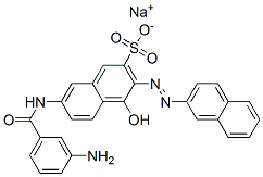 CAS#: 85455-57-8， Sodium 7-[(3-Aminobenzoyl)Amino]-4-Hydroxy-3-(2-Naphthylazo)Naphthalene-2-Sulphonate