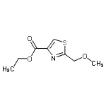 structure of CAS# 854754-20-4, Ethyl 2-(methoxymethyl)-1,3-thiazole-4-carboxylate;ethyl 2-(methoxymethyl)thiazole-4-carboxylate