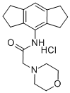 CAS 登录号：85564-85-8， N-(1,2,3,5,6,7-六氢-S-引达省-4-基)-4-吗啉乙酰胺单盐酸盐