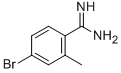 CAS 登录号：856166-20-6， 4-溴-2-甲基-苯甲脒
