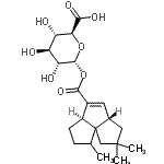 CAS 登录号：85648-55-1， 1-O-{[(3aR,5aS)-1,7,7-三甲基-1,2,3,3a,5a,6,7,8-八氢环戊烯并[c]戊搭烯-4-基]羰基}-alpha-D-吡喃葡萄糖醛酸
