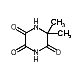 CAS 登录号：856846-30-5， 6,6-二甲基-2,3,5-哌嗪三酮