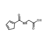 CAS 登录号：856944-79-1， N-(1,3-环戊二烯-1-基羰基)甘氨酸