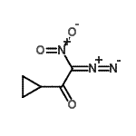CAS 登录号：857082-68-9， 1-环丙基-2-重氮基-2-硝基乙酮
