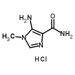 CAS 登录号：858221-77-9， 5-氨基-1-甲基-1H-咪唑-4-甲酰胺盐酸盐(1:1)