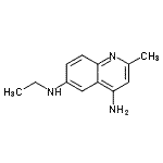 CAS 登录号：858451-60-2， N<sup>6</sup>-乙基-2-甲基-4,6-喹啉二胺