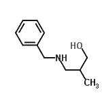结构式 CAS# 858834-71-6, 3-(苄基氨基)-2-甲基-1-丙醇