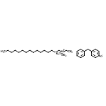 CAS 登录号：85940-55-2， N-乙基-N,N-二甲基-1-十六烷铵4-苄基苯酚