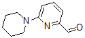 structure of CAS# 859850-71-8, 6-(1-Piperidinyl)-2-Pyridinecarboxaldehyde;6-(Piperidin-1-Yl)Pyridine-2-Carboxaldehyde 97%;6-(PIPERIDIN-1-YL)PYRIDINE-2-CARBOXALDEHYDE 97;6-(PIPERIDIN-1-YL)PYRIDINE-2-CARBOXALDEHYDE