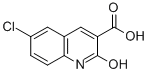 结构式 CAS# 86209-35-0, 6-氯-2-羟基-喹啉-3-羧酸