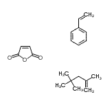 CAS 登录号：86220-52-2， 2,5-呋喃二酮,聚合物与苯乙烯和2,4,4-三甲基-1-戊烯