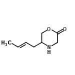 CAS 登录号：863554-80-7， 5-[(2E)-2-丁烯-1-基]-2-吗啉酮