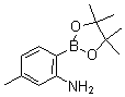 structure of CAS# 863578-36-3, 2-Amino-4-methylphenylboronic acid pinacol ester;Bm367