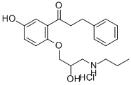 CAS#: 86384-10-3， 5-Hydroxy Propafenone Hydrochloride