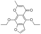 CAS 登录号：86397-43-5， 4,9-二乙氧基-7-甲基-呋喃并[3,2-g]苯并吡喃-5-酮